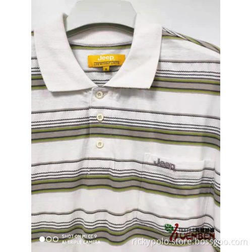 Pure Cotton YD Jacquard Short Sleeve Shirt